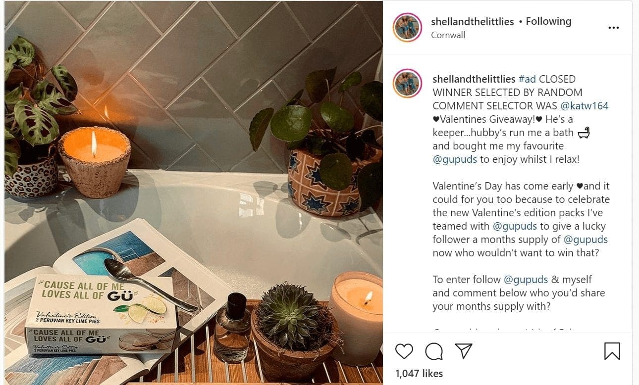 Gu influencer marketing