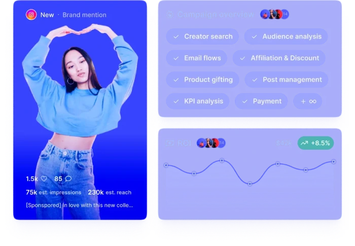 Upfluence Plateforme de marketing Upfluence