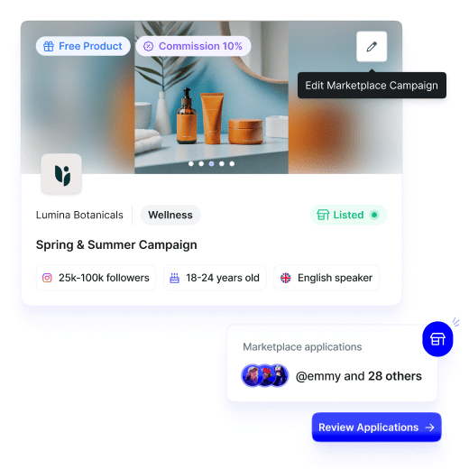 Marketplace Control or Automate Campaigns