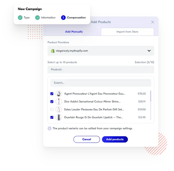Feature Gifting Products