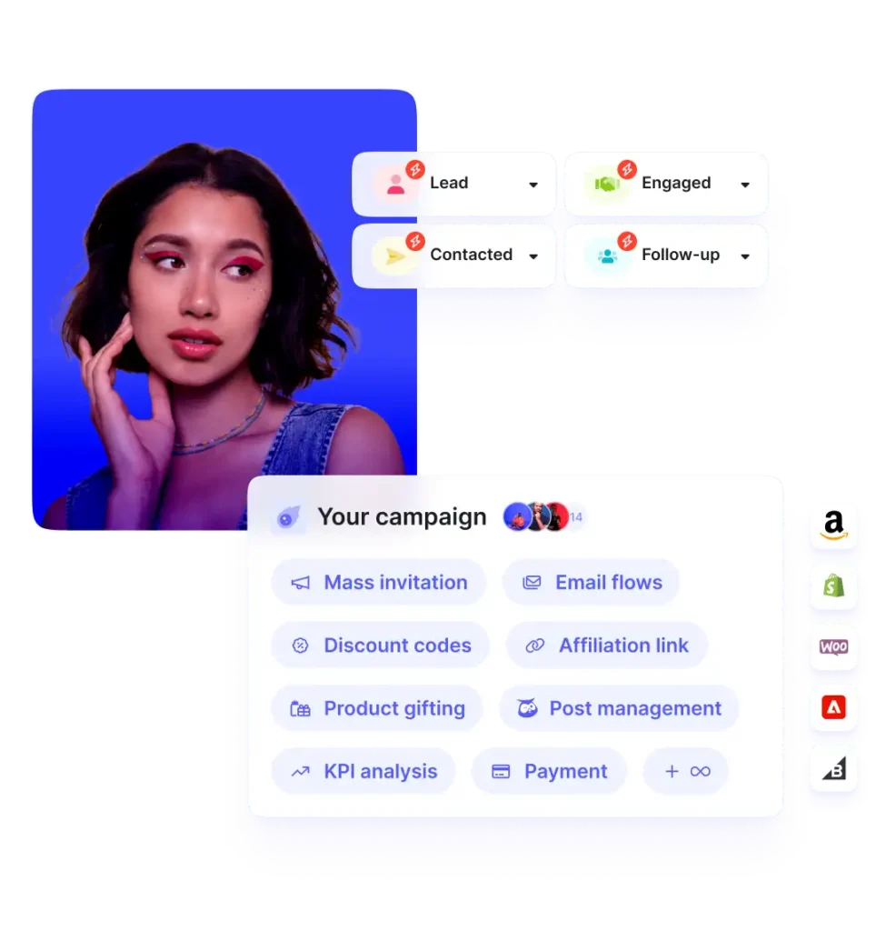 Upfluence fonctions d'automatisation des campagnes qui permettent de gagner du temps