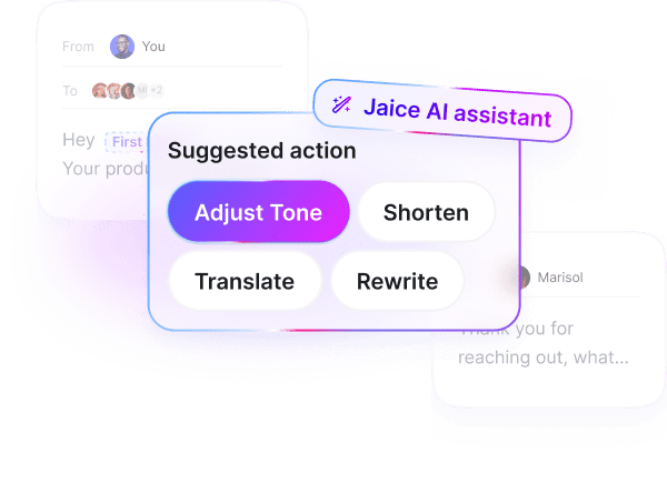 Jaice AI Draft outreach