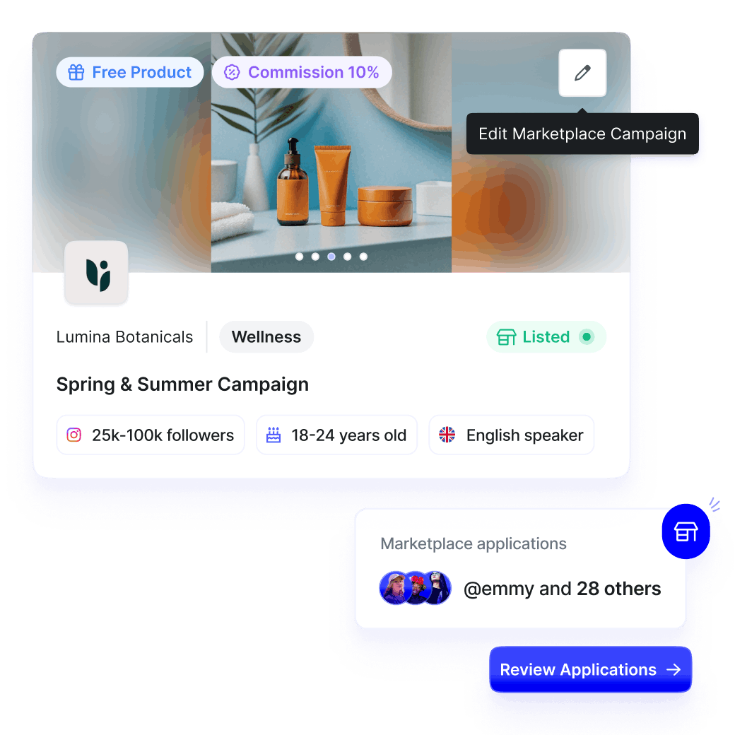 Marketplace Control or Automate Campaigns